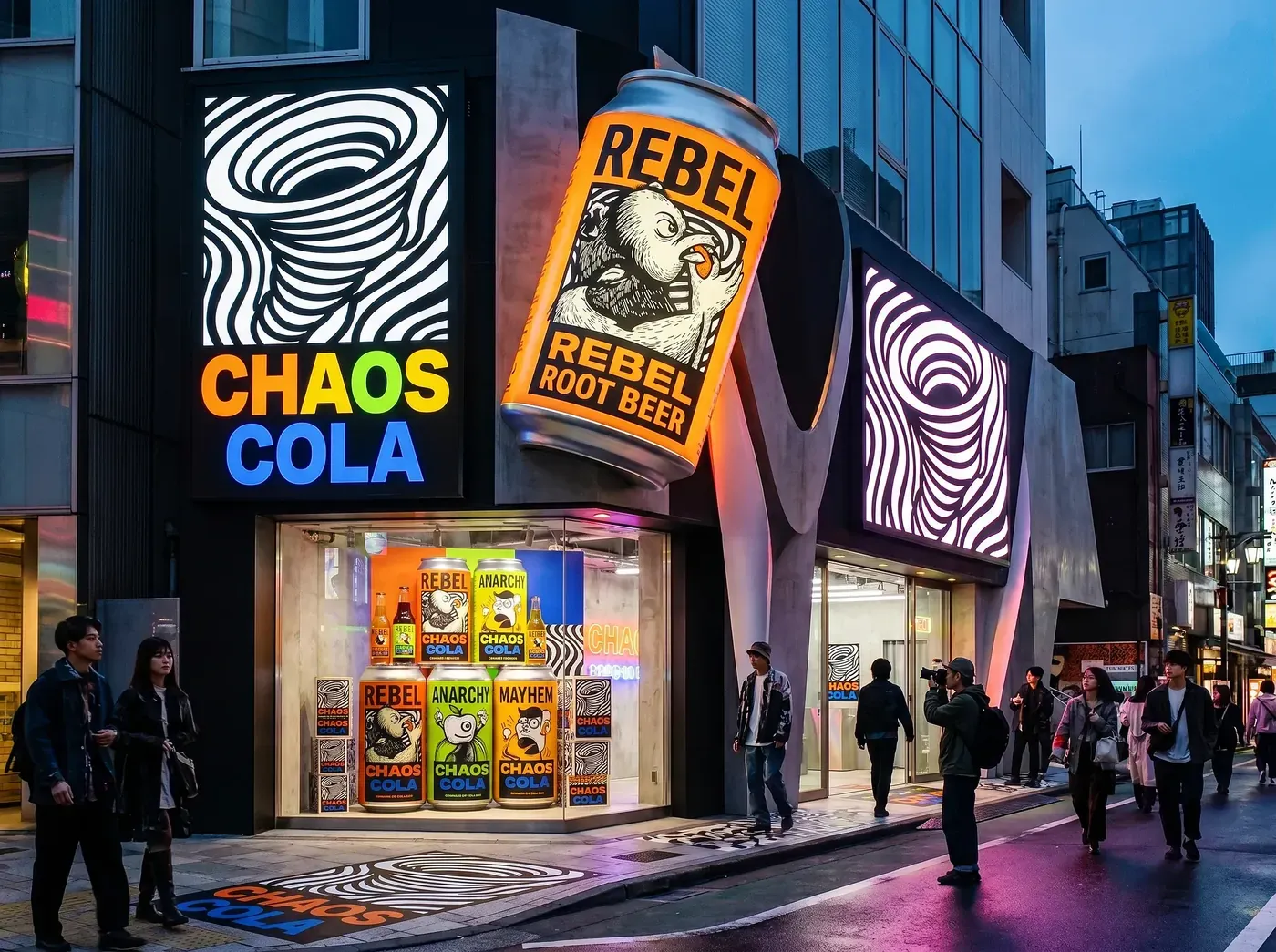 Chaos Cola — Beverage Branding