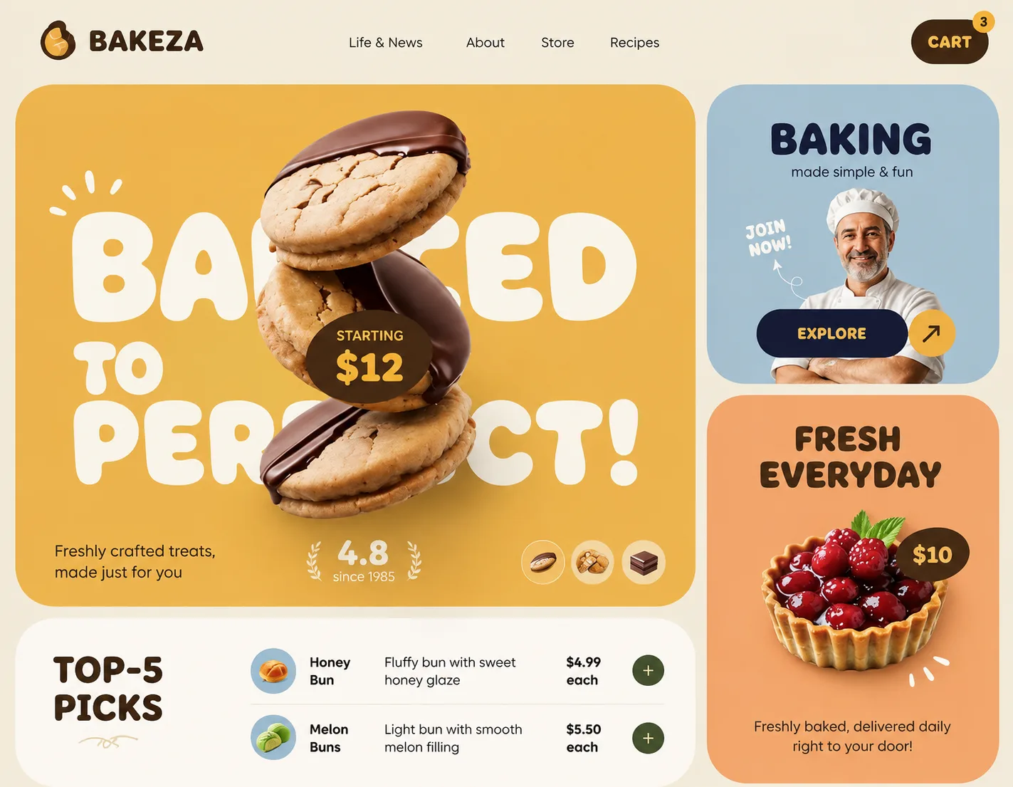 Bakeza preview