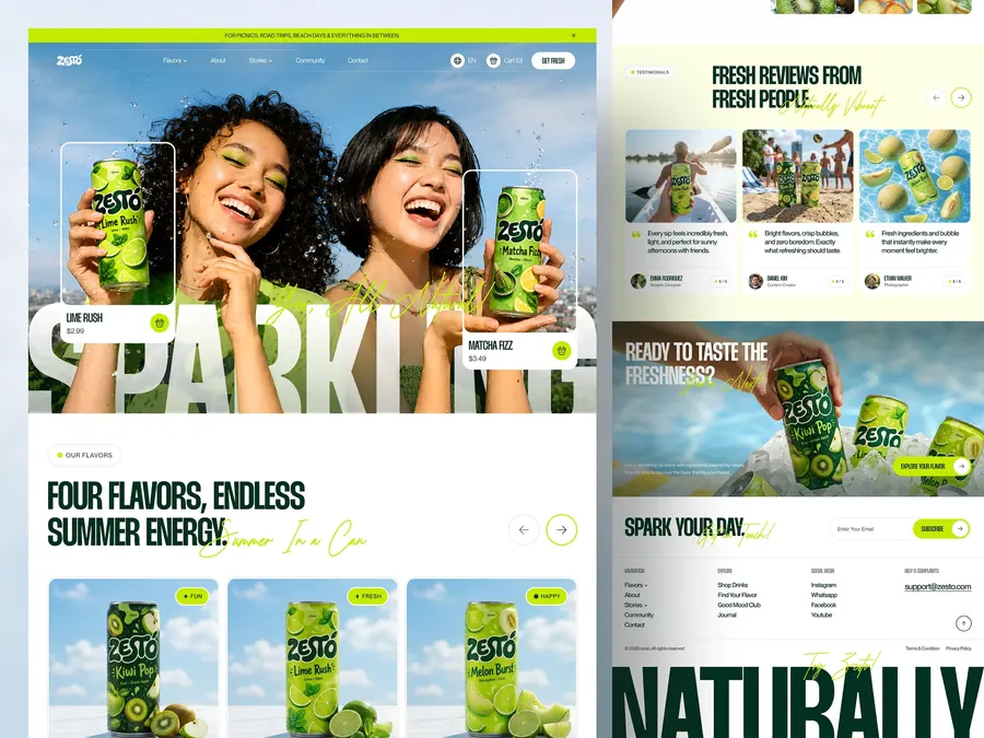 Zestó — Beverage E-commerce