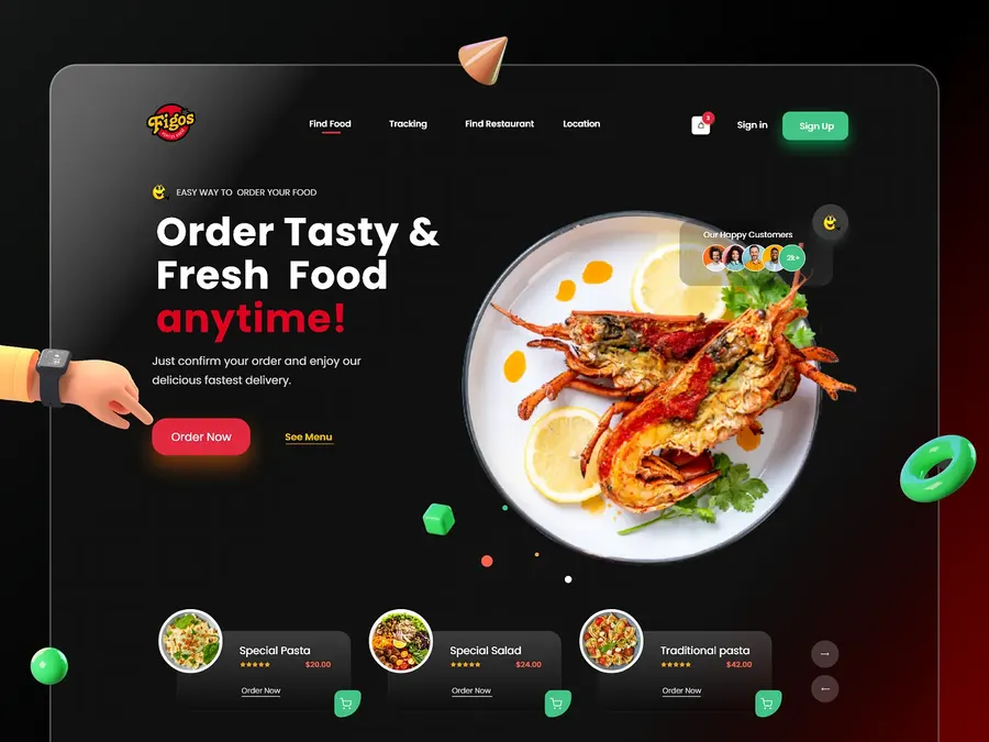 Figos — Food Delivery App
